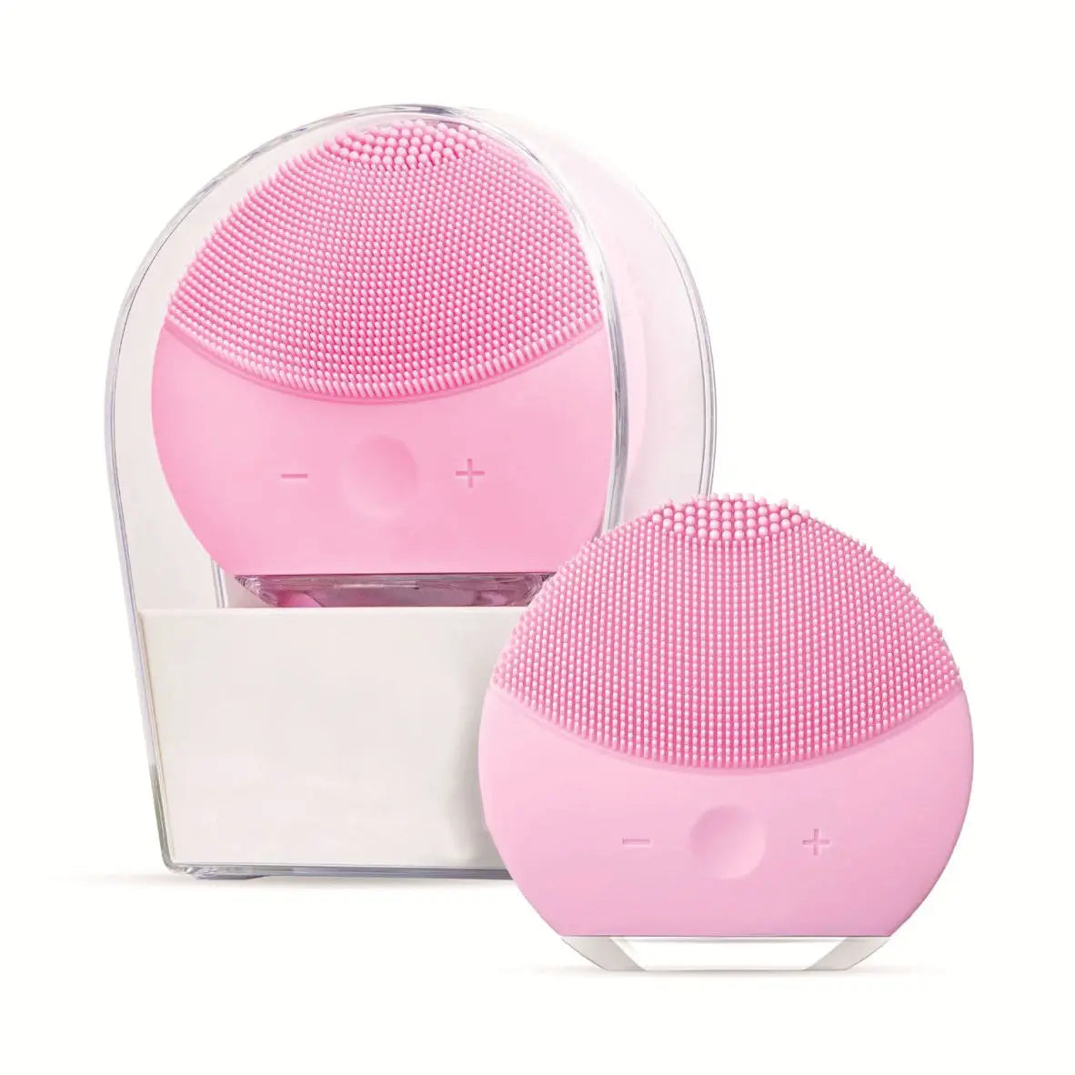 Electric silicone ultrasonic vibrating facial cleanser