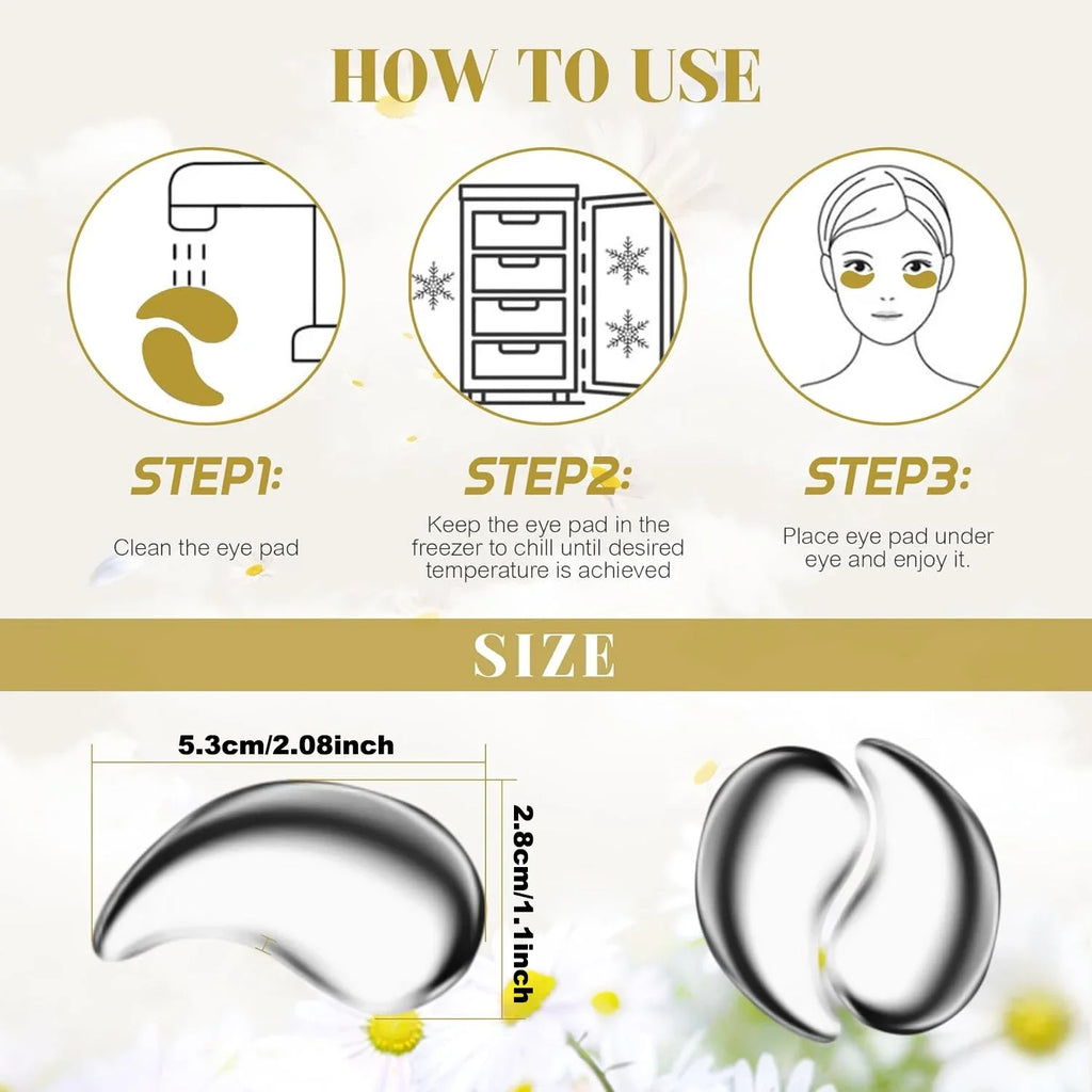 Eye cooling pads