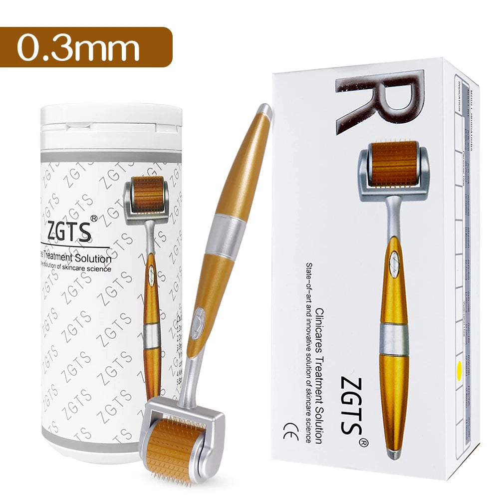 Derma Roller ZGTS 540 Needles Microneedle Roller Face Body for Home Use Microdermabrasion Face Roller Skin Care Roller