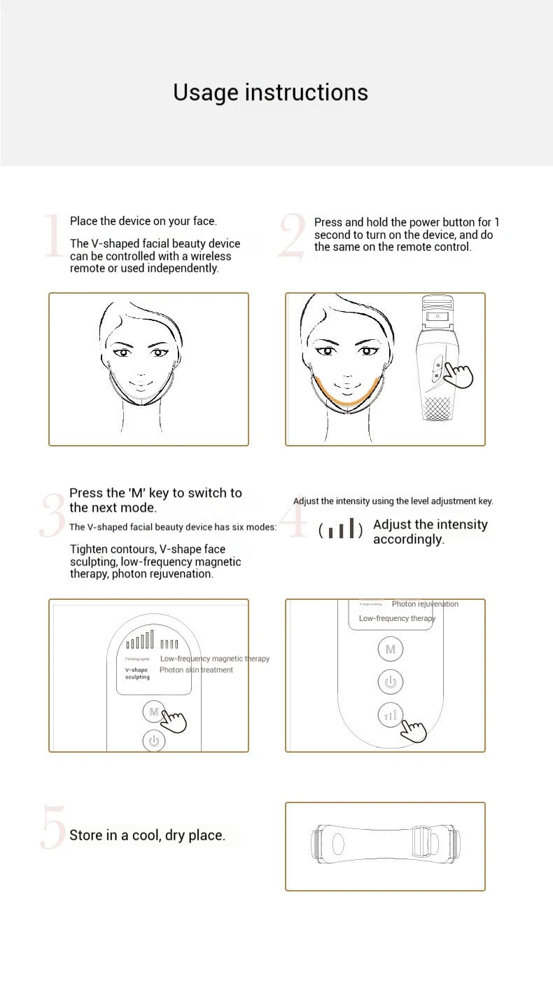 V Line Handheld Facial Massager