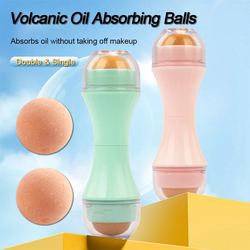 Natural volcanic facial roller
