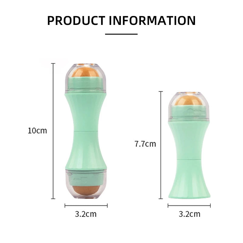 Natural volcanic facial roller