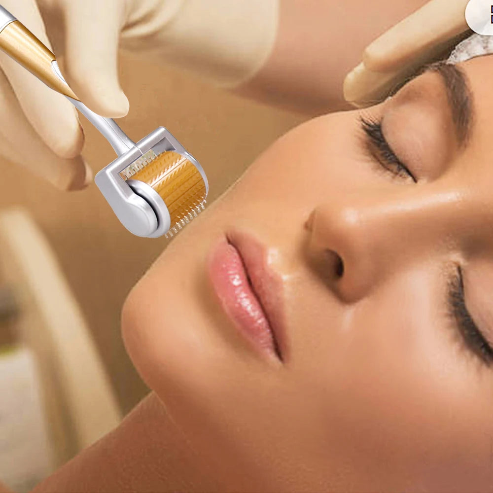 Derma Roller ZGTS 540 Needles Microneedle Roller Face Body for Home Use Microdermabrasion Face Roller Skin Care Roller