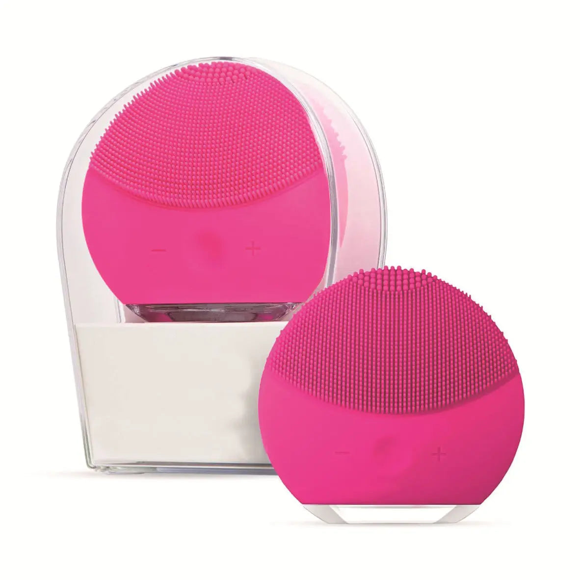 Electric silicone ultrasonic vibrating facial cleanser