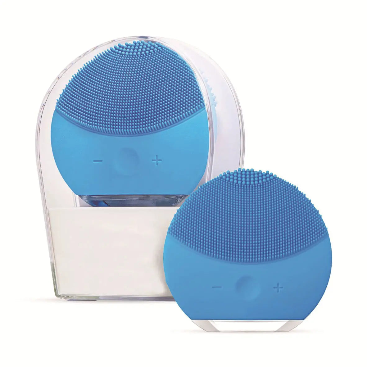 Electric silicone ultrasonic vibrating facial cleanser
