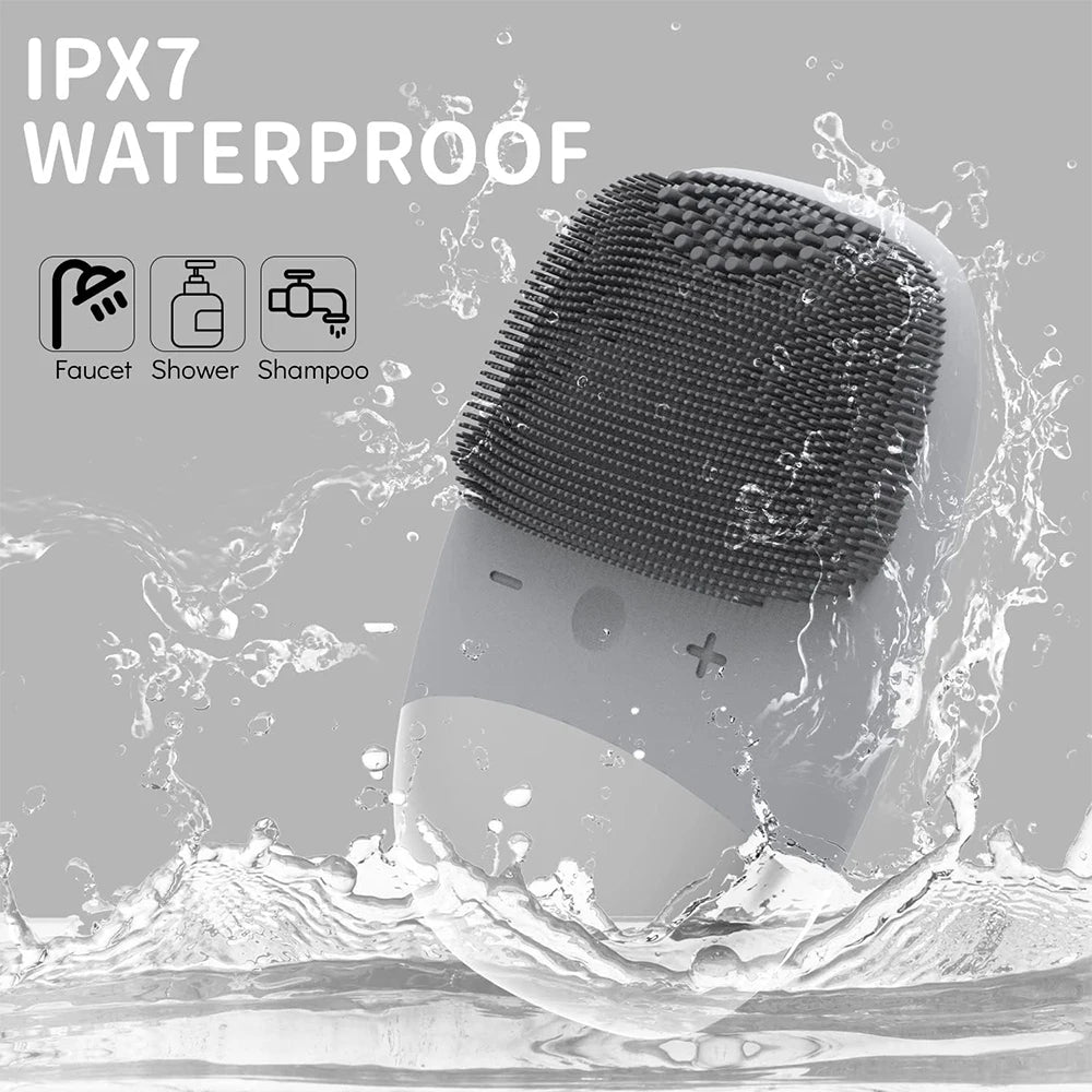 Electric facial cleansing brush for men and women