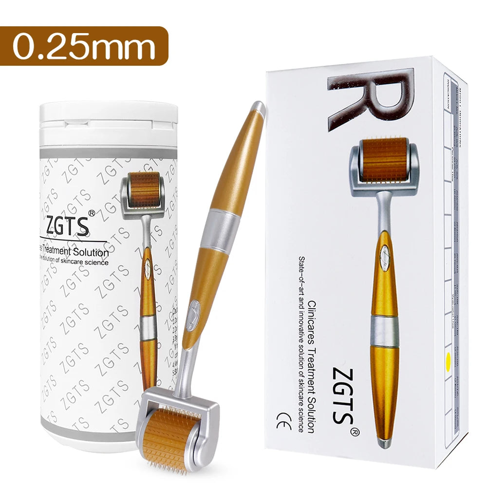 Derma Roller ZGTS 540 Needles Microneedle Roller Face Body for Home Use Microdermabrasion Face Roller Skin Care Roller