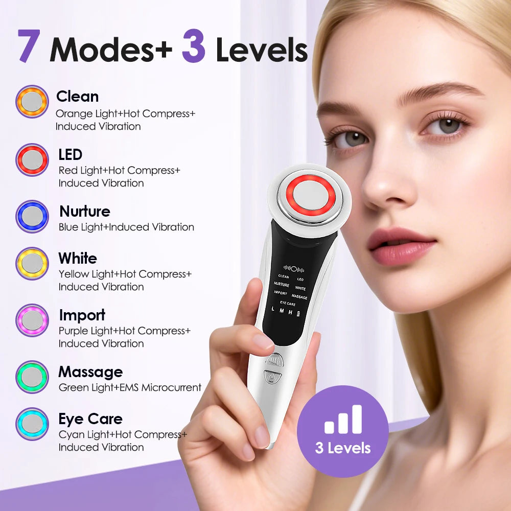 EMS LED Facial Massager