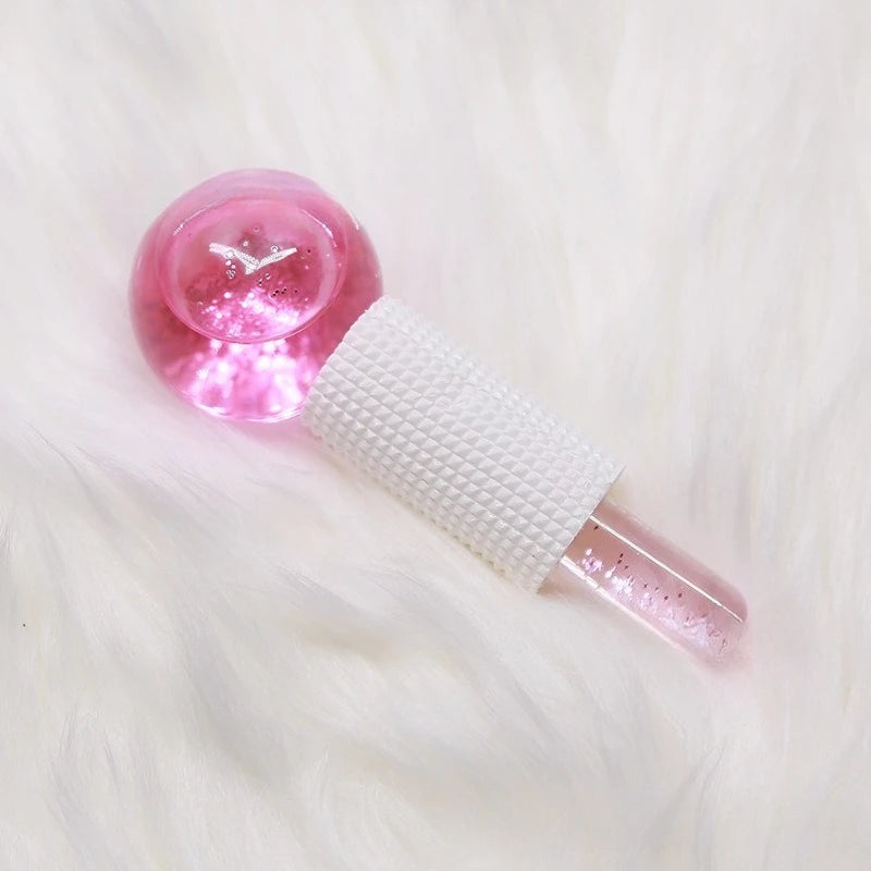 2Pcs/Pair Large Beauty Ice Hockey Energy Beauty Crystal Ball Water Wave Face and Eye Massage Skin Care