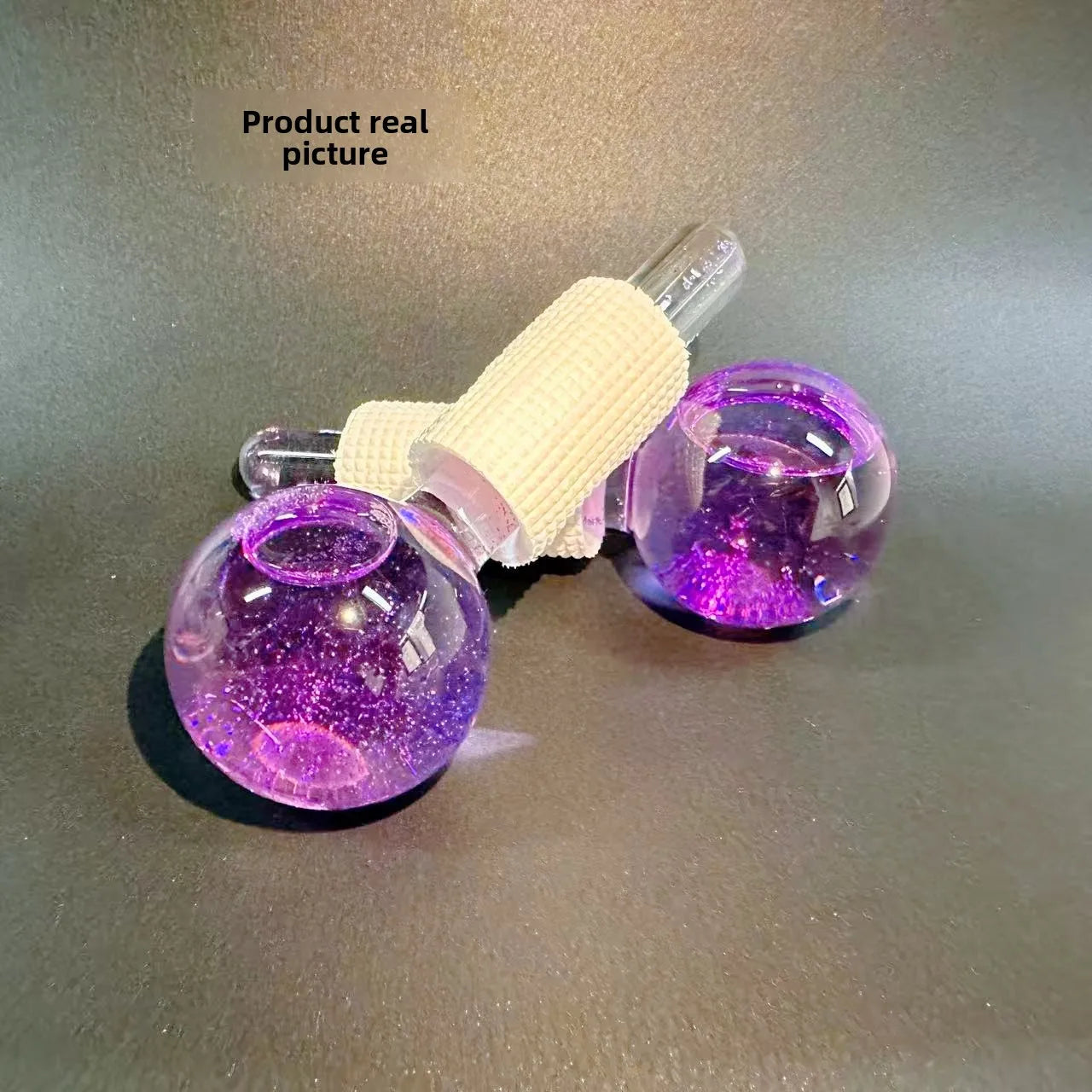 2Pcs/Pair Large Beauty Ice Hockey Energy Beauty Crystal Ball Water Wave Face and Eye Massage Skin Care